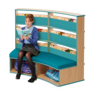 Alternative view of Curvy Book Bench