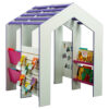 Reading house with book display for KS1 pupils