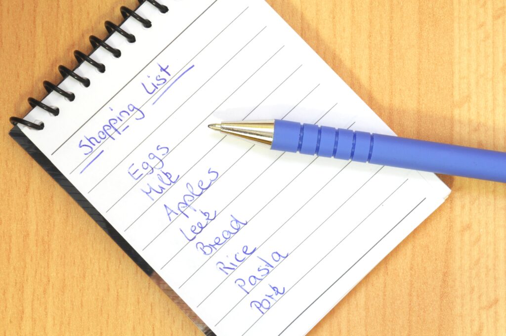 Shopping list