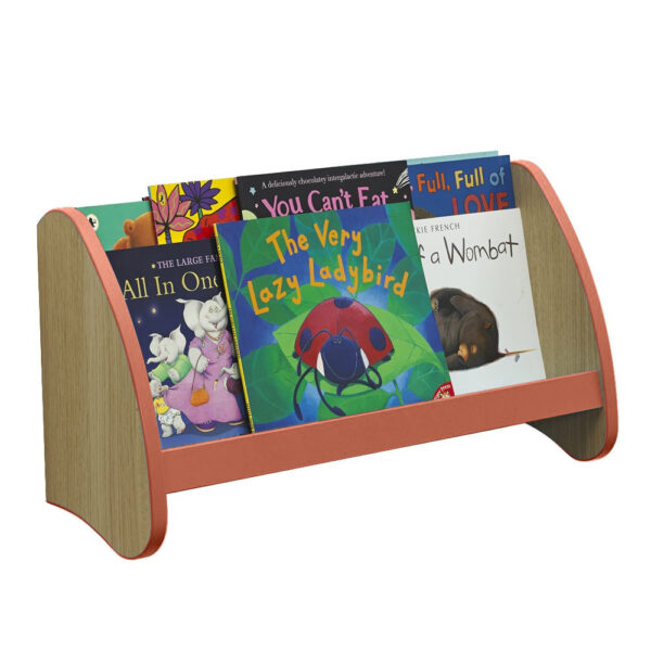WALL BOOK SHELF IN RED