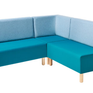 Double seats and corner seat in school library