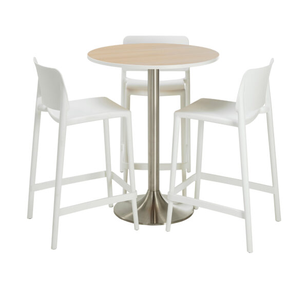 Bar table and bar stool for school library