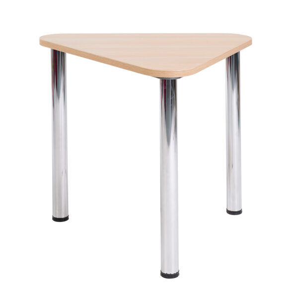 Triangular librarian desk for school library