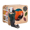SENSORY DEN CURTAIN TACTILE SEAT LIGHT BOOK DISPLAY