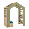 COSY READING NOOK CHILDRENS SCHOOL BOOKS SHELVES