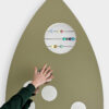 Sensory tree panel for schools child touching mirror beads