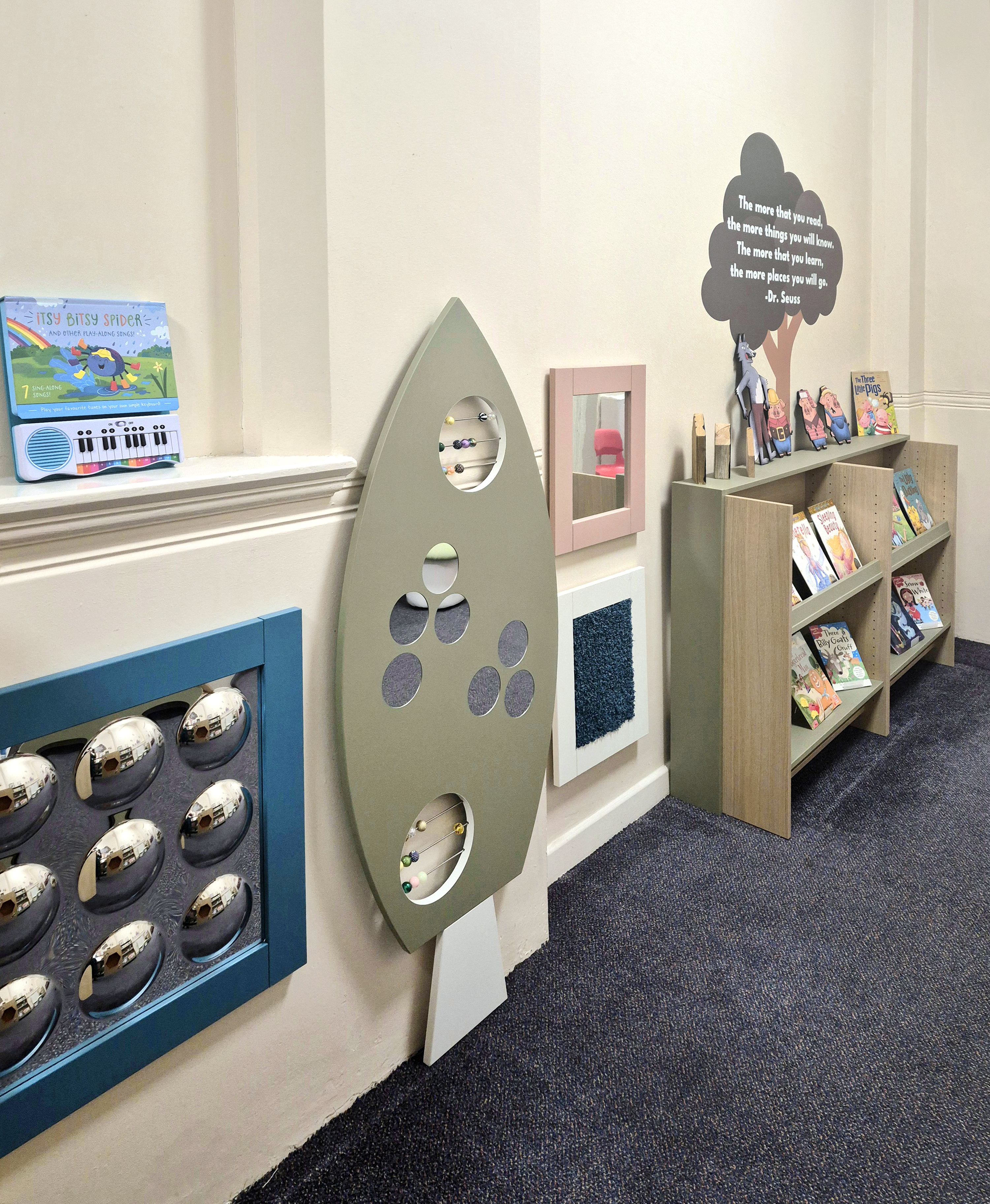 sensory furniture in primary school library